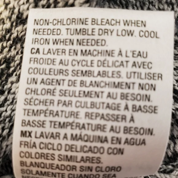 Karen Scott Sweater Womens 2X Pullover 1/4 Zip‎ Gray White Warm Layer Warm XXL - Picture 8 of 13